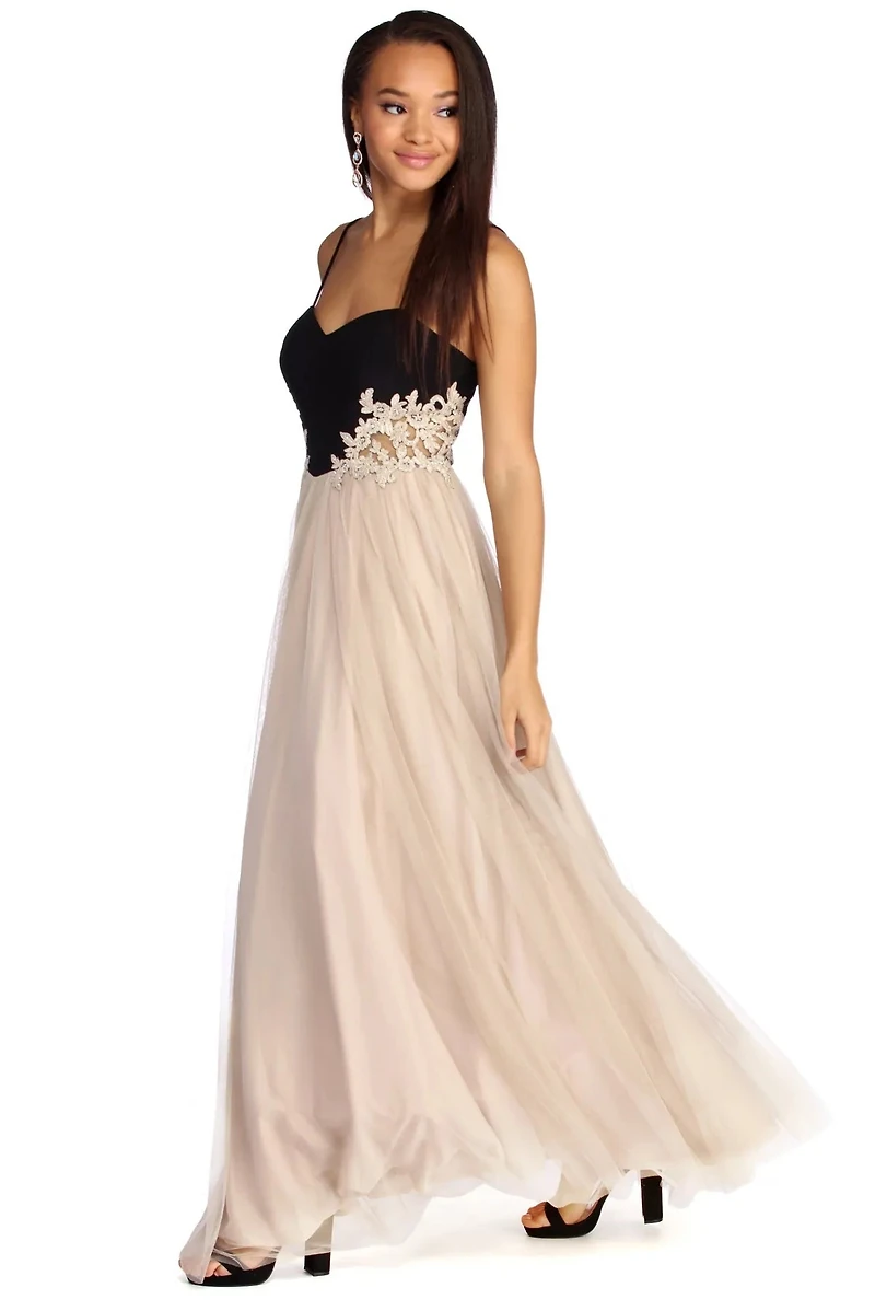 Brie Floral Sweetheart Ball Gown