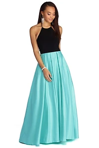 Caitlyn Formal Halter Ball Gown