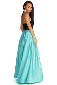 Caitlyn Formal Halter Ball Gown