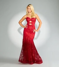 Juliet Glitter Sequin Mermaid Ball Gown