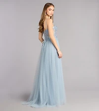 Melissa Corset Tulle A-Line Ball Gown