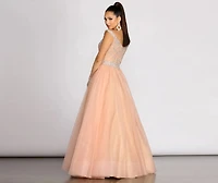 Demi Beaded Tulle Ball Gown
