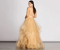 Marianne Tulle Glitter Ball Gown