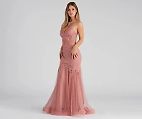 Jenika Formal Embroidered Ball Gown