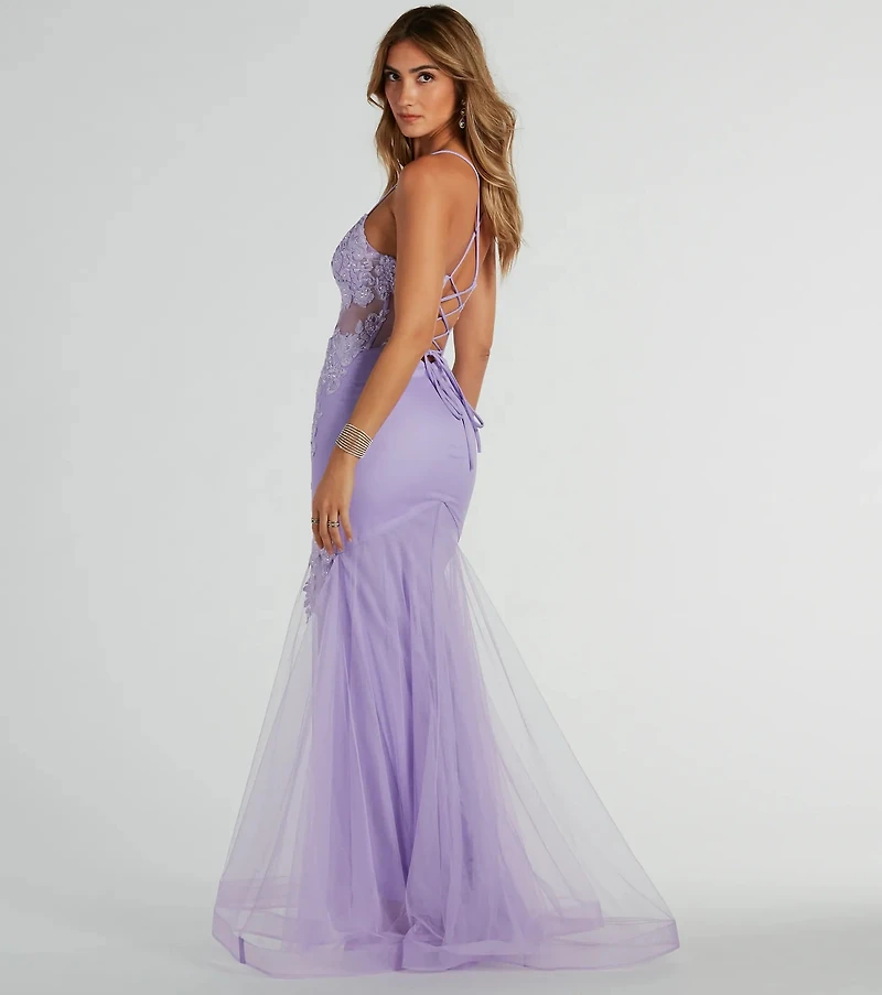 Jenika Formal Embroidered Ball Gown