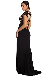 Tia Formal Open Back Dress