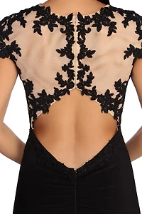 Tia Formal Open Back Dress