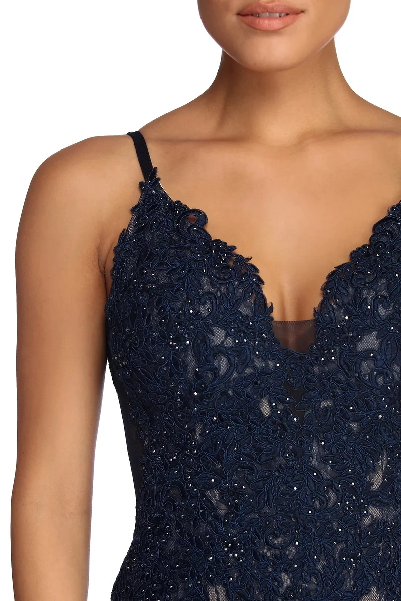 Emelia Formal Trumpet Lace Dress