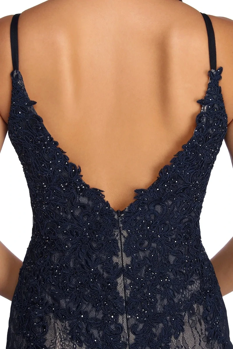 Emelia Formal Trumpet Lace Dress