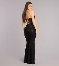 Joanna Rhinestone Two-Piece Formal Set