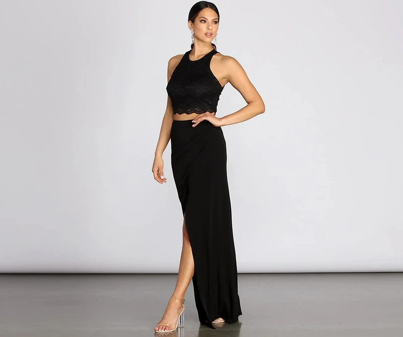 Maria Lace Two Piece Dress