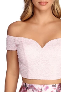 Mel Lace Two Piece Dress