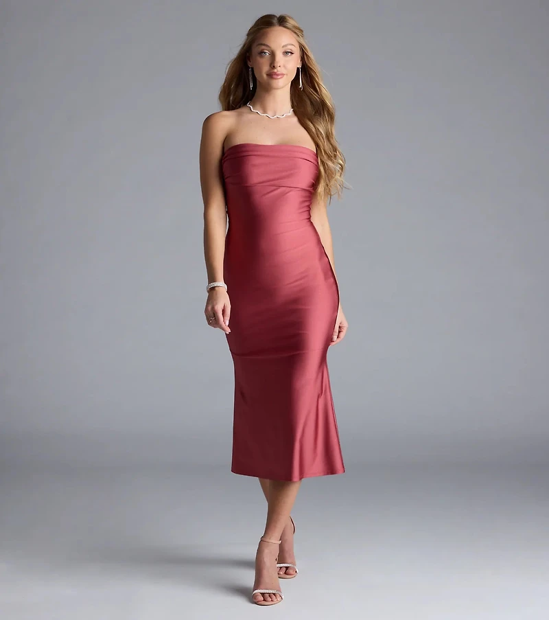 Keep It Sleek Midi Dress