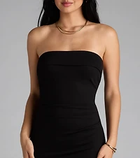Simply Fab Ponte Knit Midi Tube Dress