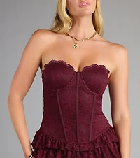 Laced Love Corset Mini Dress