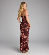Sweet Talk Floral Mesh Maxi Dress