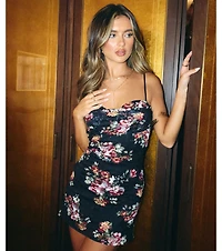 Wildflower Hour Lace A-Line Mini Dress