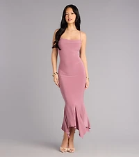 Stunning Silhouette Bodycon Midi Dress