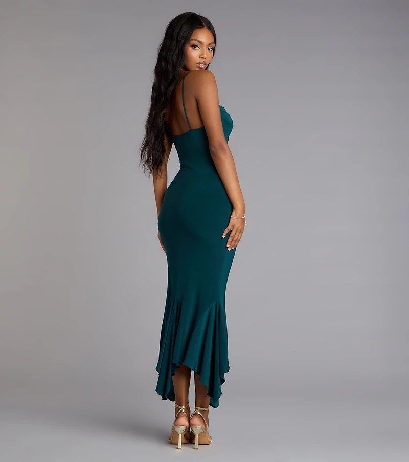 Stunning Silhouette Bodycon Midi Dress