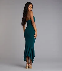 Stunning Silhouette Bodycon Midi Dress