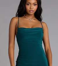 Stunning Silhouette Bodycon Midi Dress