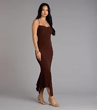Stunning Silhouette Bodycon Midi Dress