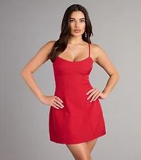 Effortlessly Sweet A-Line Mini Dress
