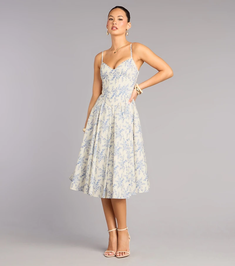 adrianna papell floral embroidered sheath dress Floral Embroidered Maxi Dress With Sheer Flutter Sleeves In Navy Multi main image 1