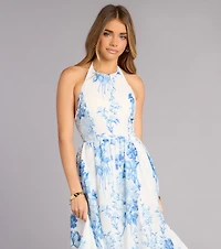 Garden RSVP Floral Midi Dress