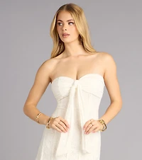 Forever Island Time Lace Mini Dress