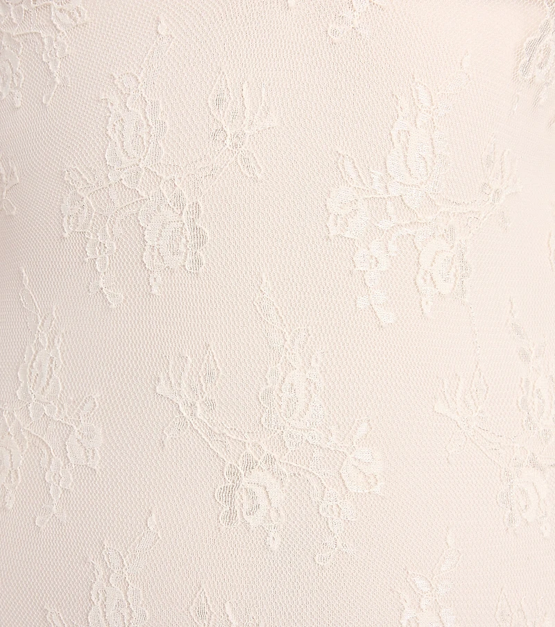 A Bit Flirty Lace Halter Dress