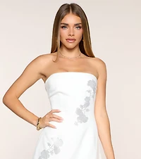 Caught Compliments Lace-Up Mini Dress