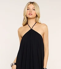 Flirt Motion Chiffon A-Line Mini Dress