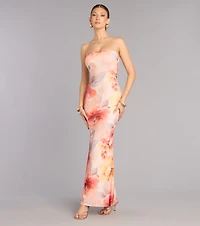 Paradise Ready Floral Maxi Dress