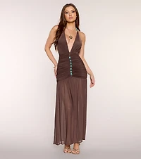 Rooftop Santorini Maxi Dress