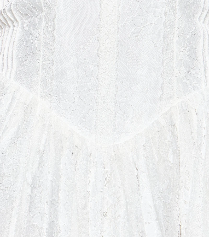 City Darling Lace Skater Mini Dress