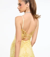 Butterfly Effect Sequin Bodycon Dress