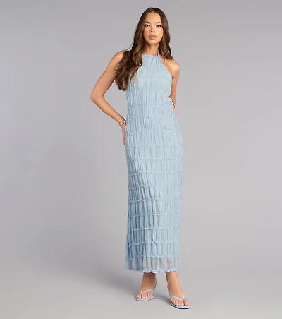 Spring Breeze Chiffon Maxi Dress