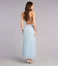 Spring Breeze Chiffon Maxi Dress