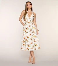 Picnic Pending Floral Midi Dress
