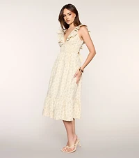 Weekend Romance Floral Cotton Midi Dress
