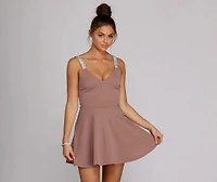 Rhine Bright Skater Dress