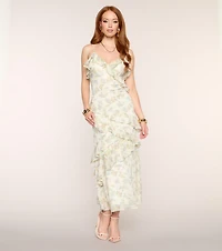 Love Letters Ruffle Maxi Dress