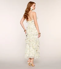 Love Letters Ruffle Maxi Dress