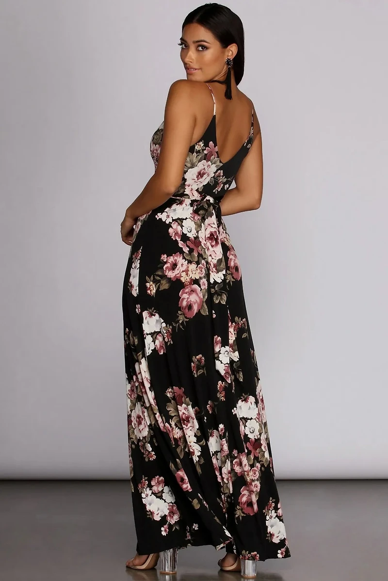 Dark and Floral Dress