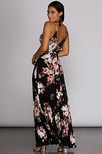 Dark and Floral Dress