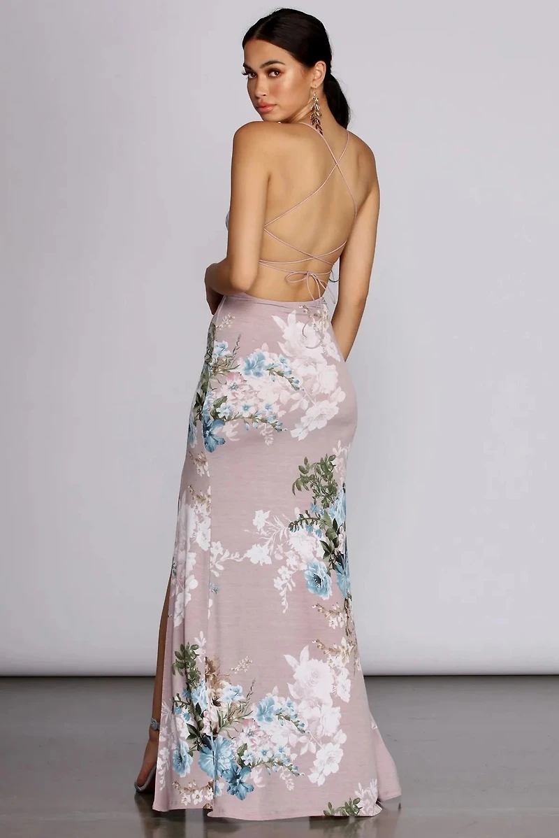 Island Romance Lattice Back Dress