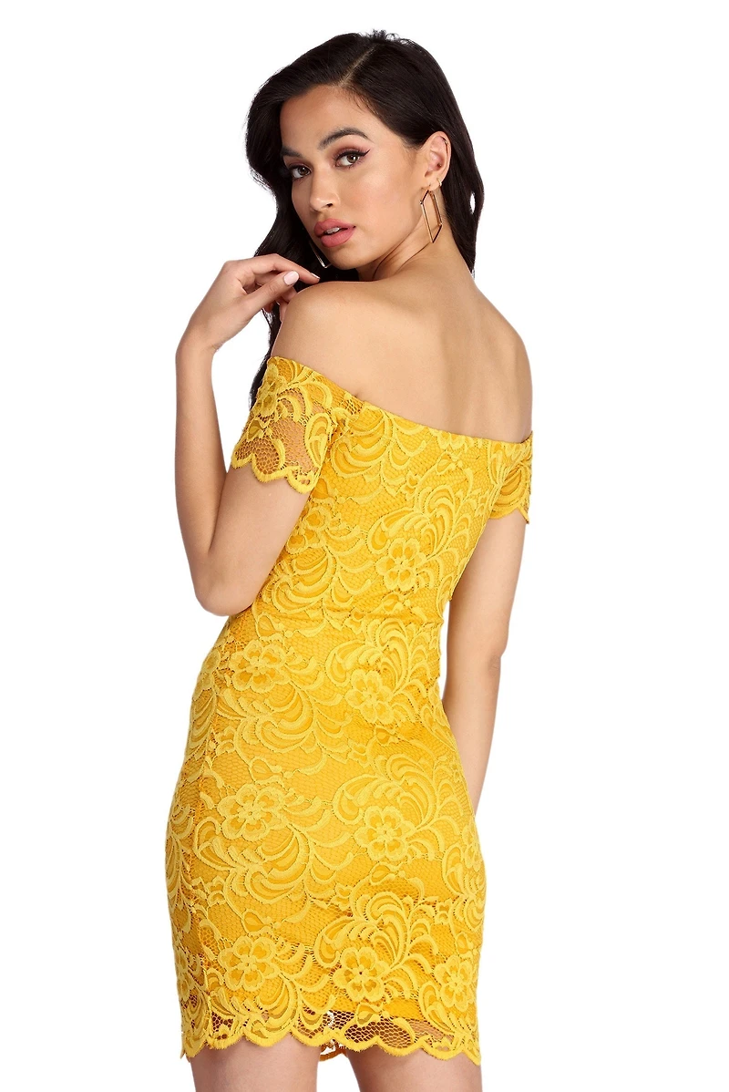 Lace Darling Mini Dress