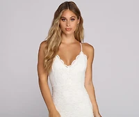 Sound On Trumpet Hem Dress