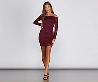 Obsessed Over Lace Mini Dress
